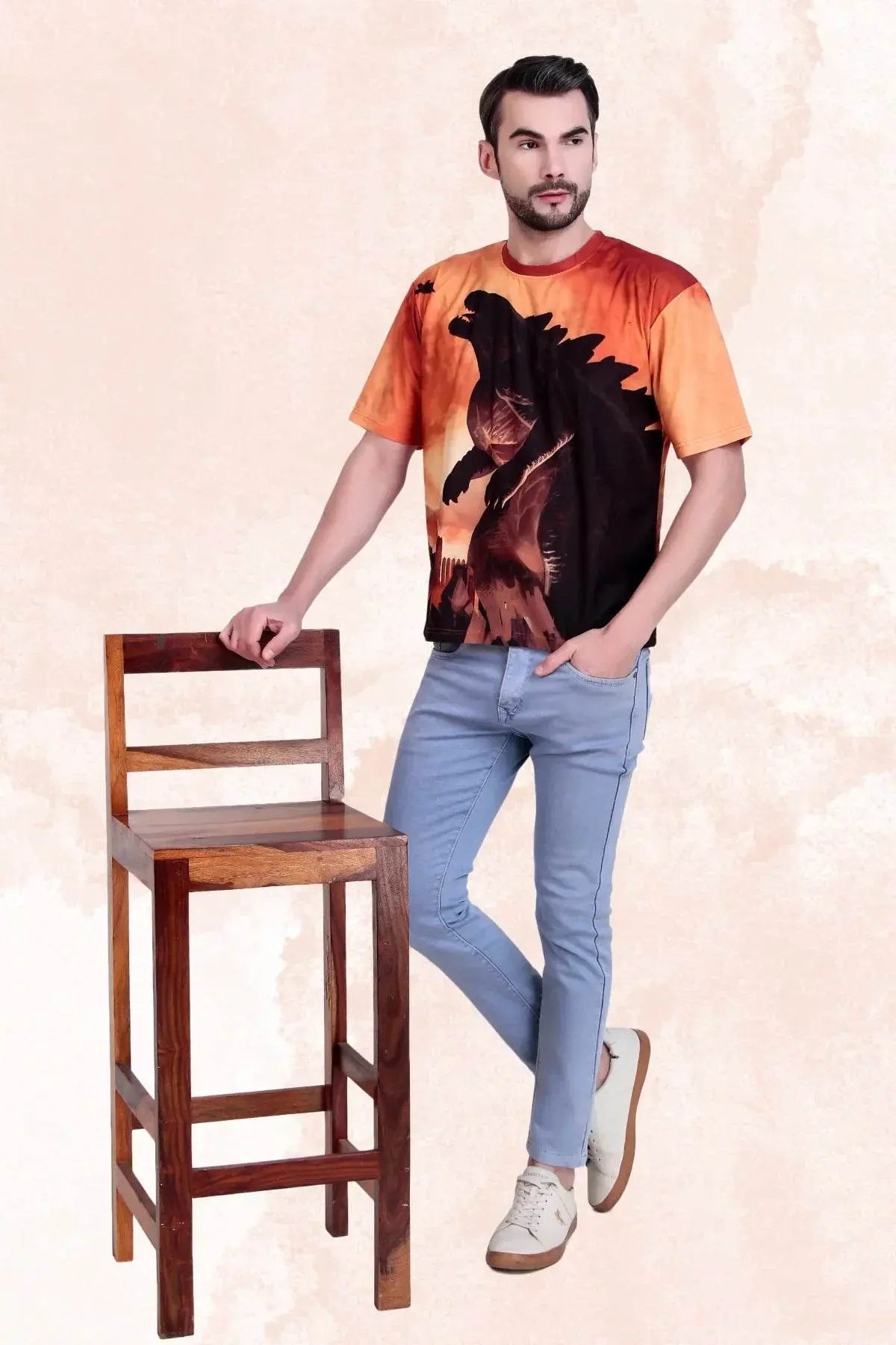 Inferno King Godzilla Oversized Tee - Print it up