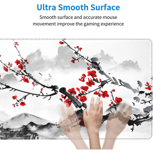 Watercolor Cherry Blossom Mousepad outfitque