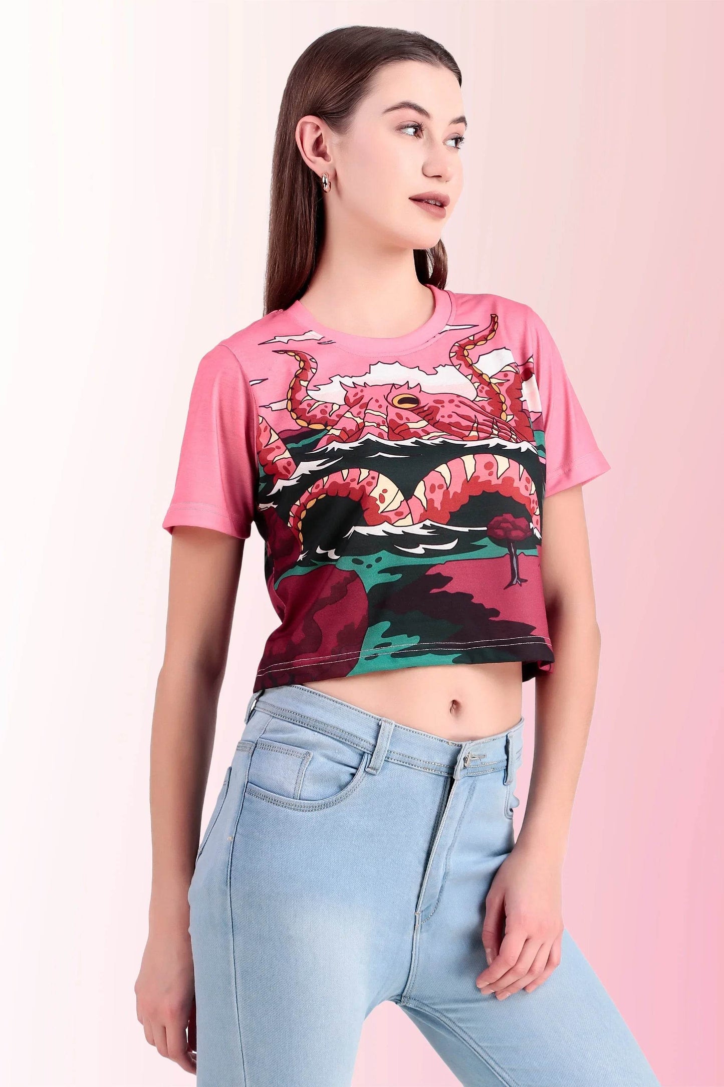 OctoVibe Crop Top - Print it up