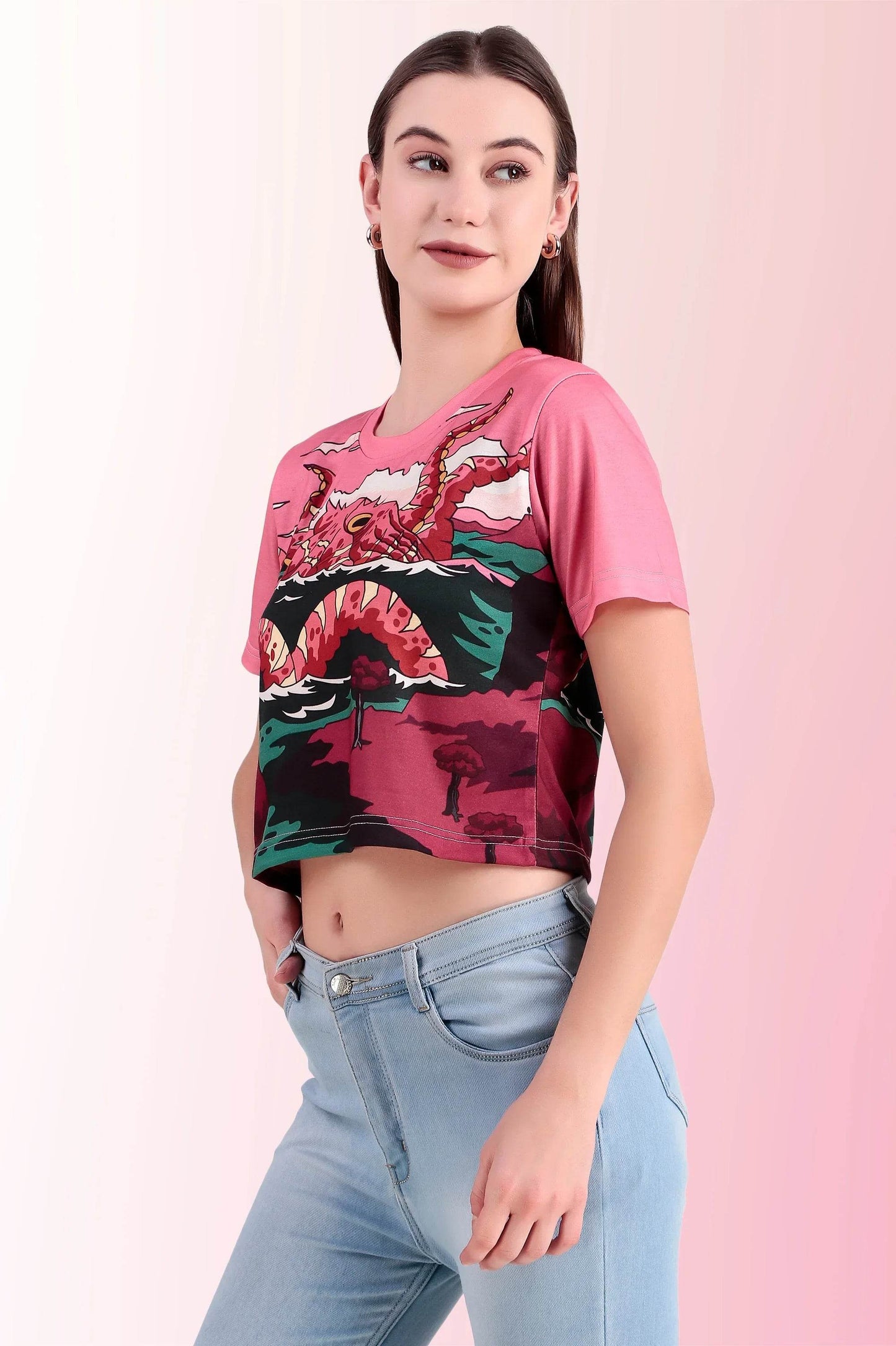OctoVibe Crop Top - Print it up