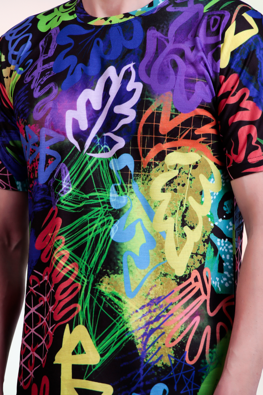 Dazzle Drape Printed Tees