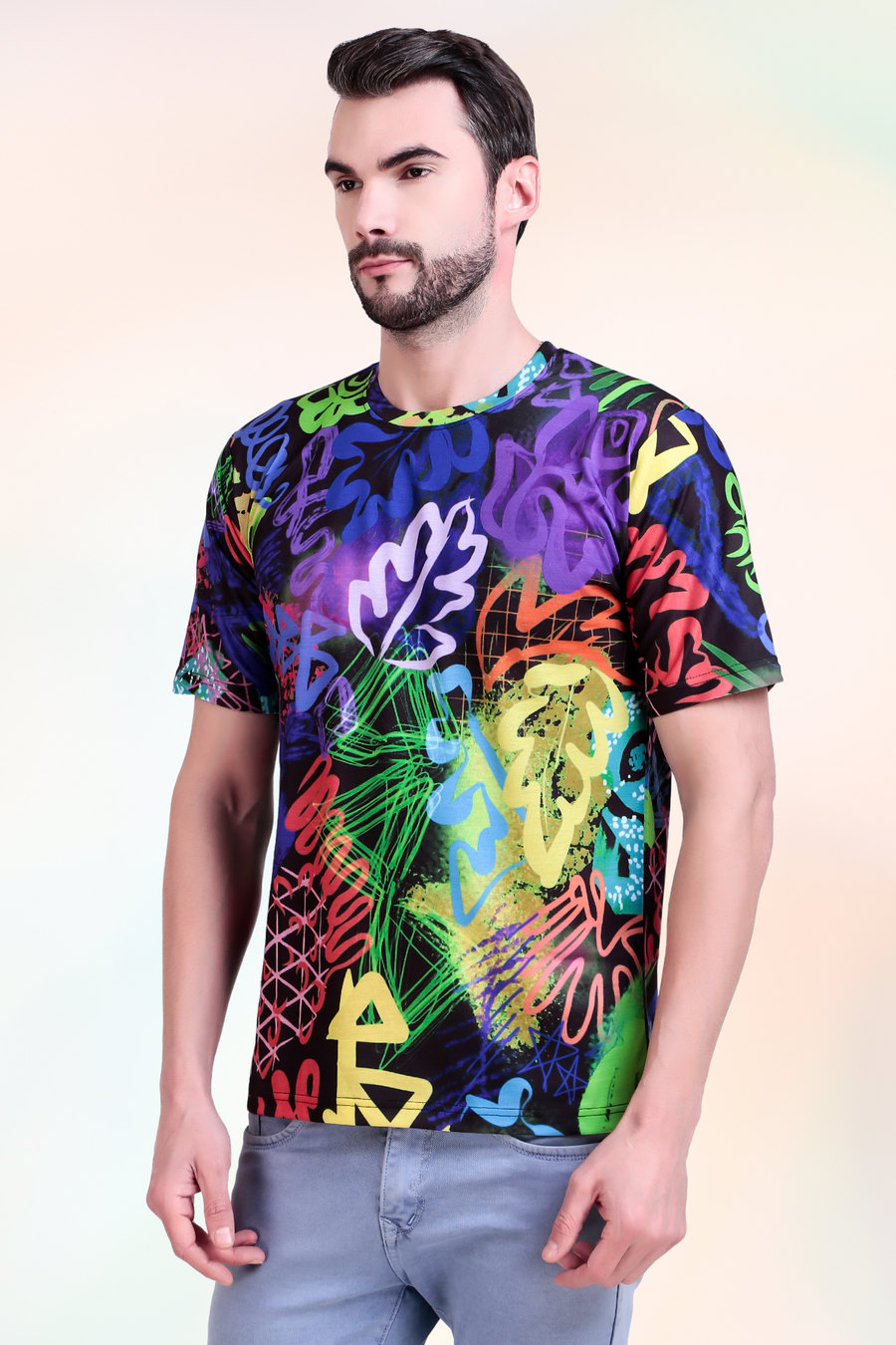 Dazzle Drape Printed Tees