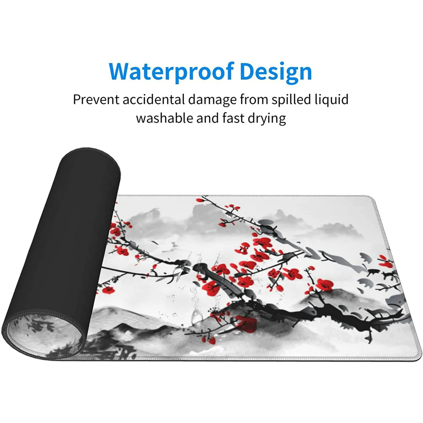 Watercolor Cherry Blossom Mousepad outfitque
