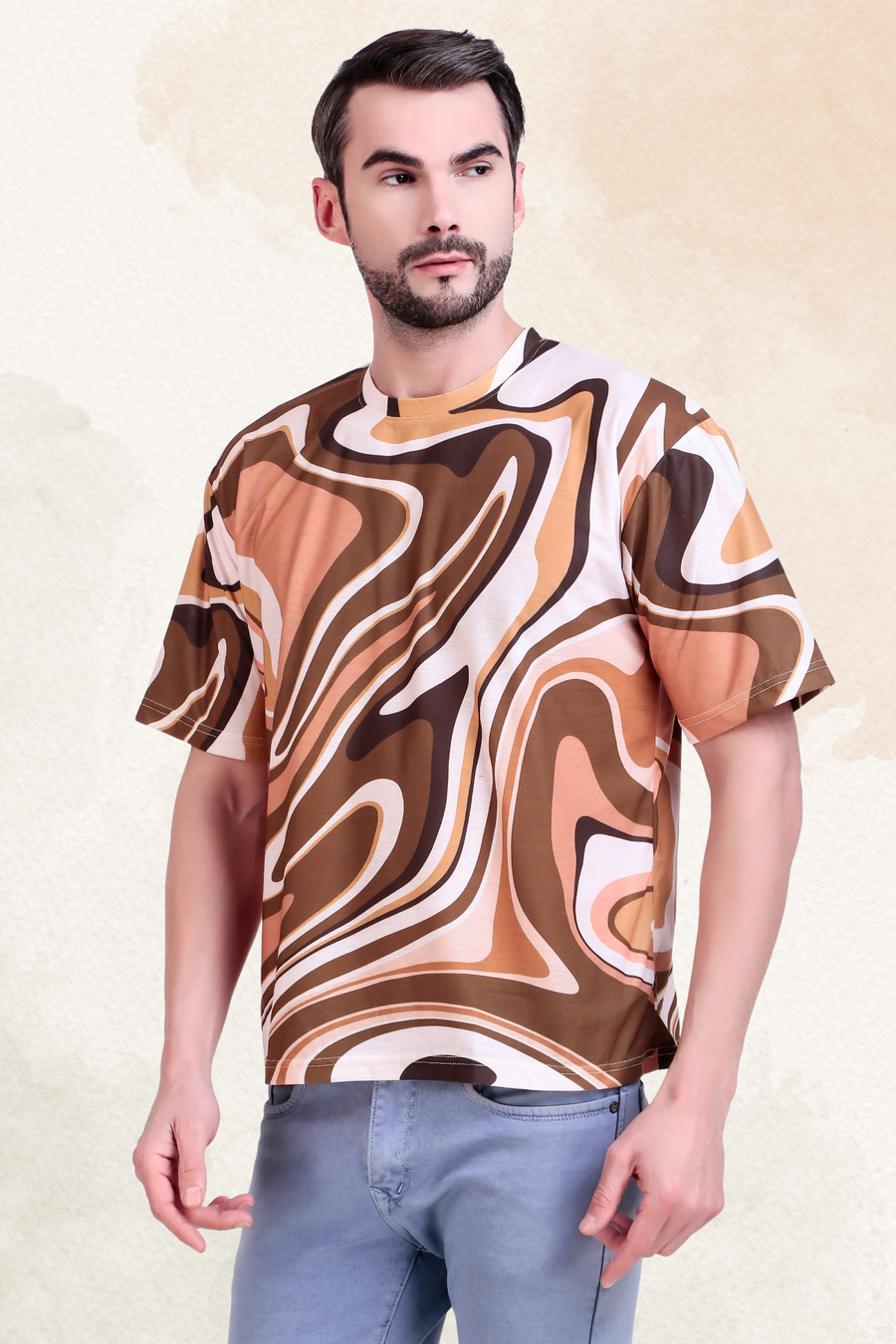 GROOVY WAVES OVERSIZED TSHIRT