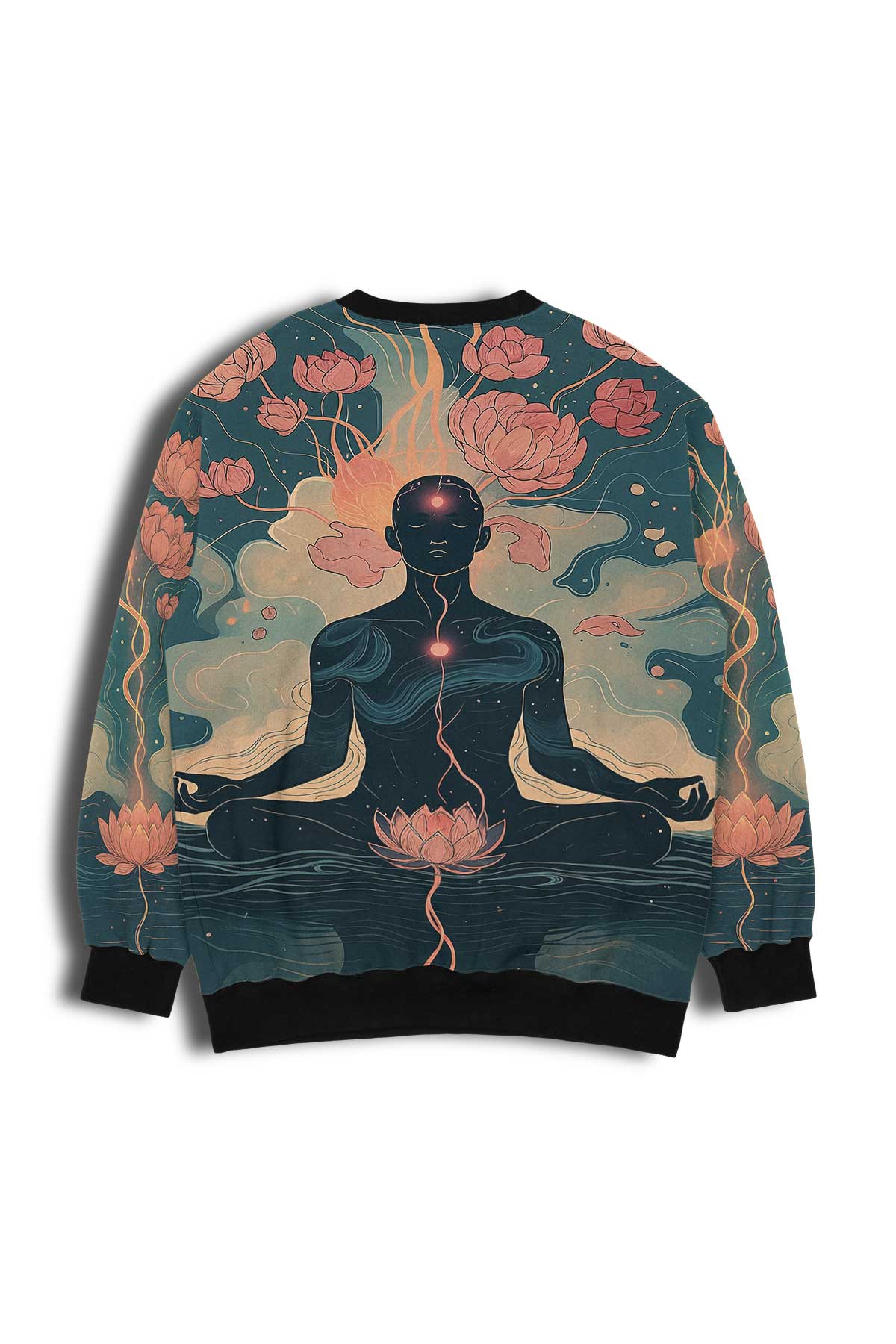 Lotus Meditation Sweatshirt outfitque