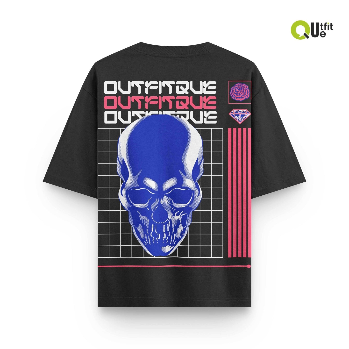 Blue Skull - Oversized T-Shirt - Print it upOversized