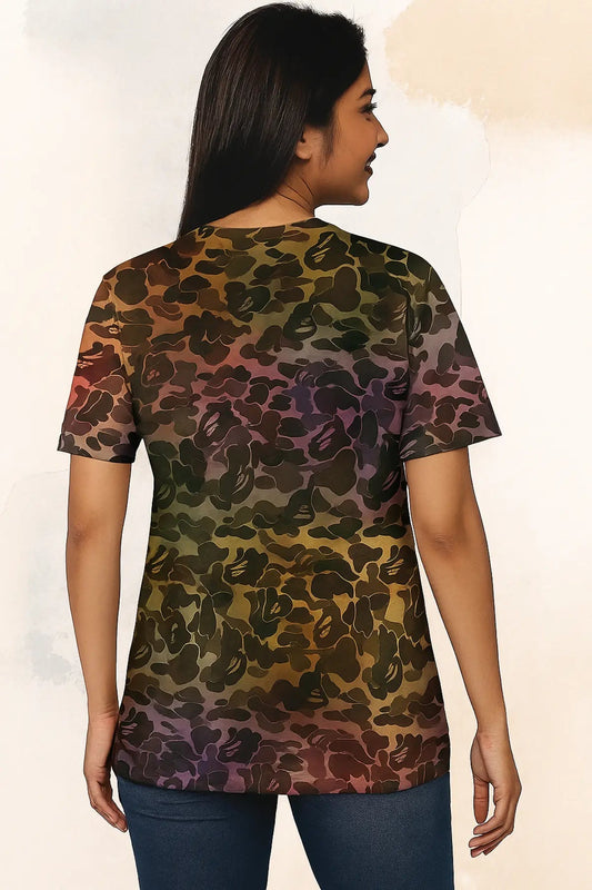 Chroma Camo Drip Tshirt - Print it upregular tshirt