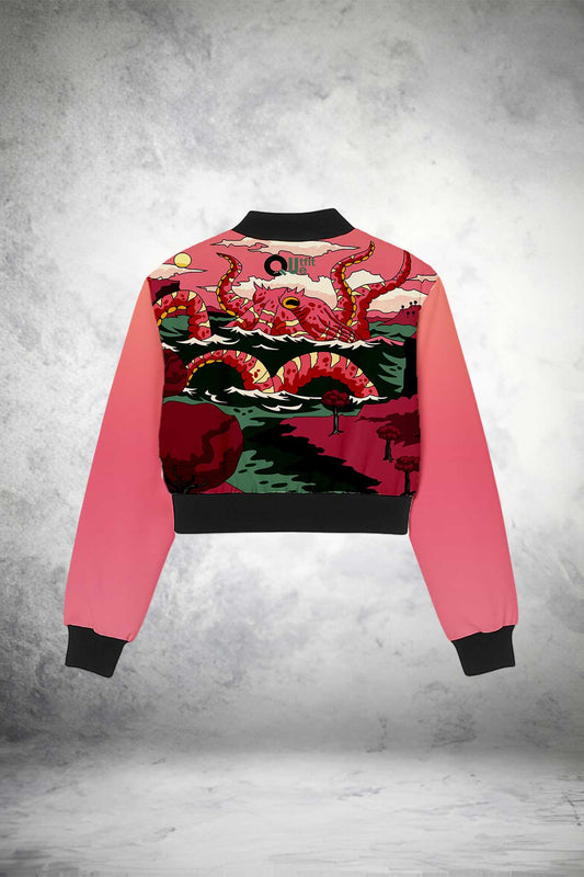 Sea Monster Crop Jacket Print it up