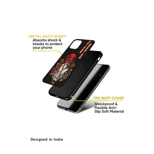 Geisha Black Metal TPU hybrid Protection Case - Print it upPhone case