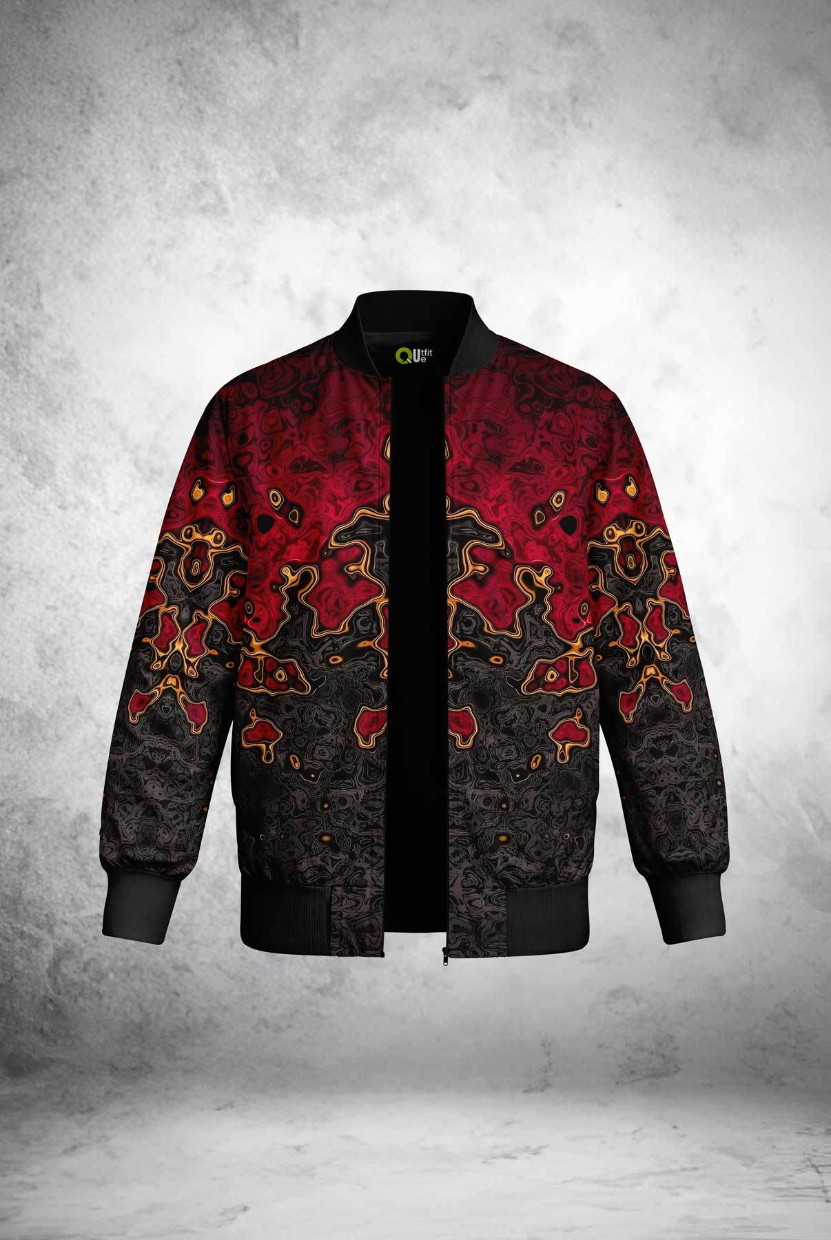Inferno Pulse Bomber Jacket - Print it upjacket