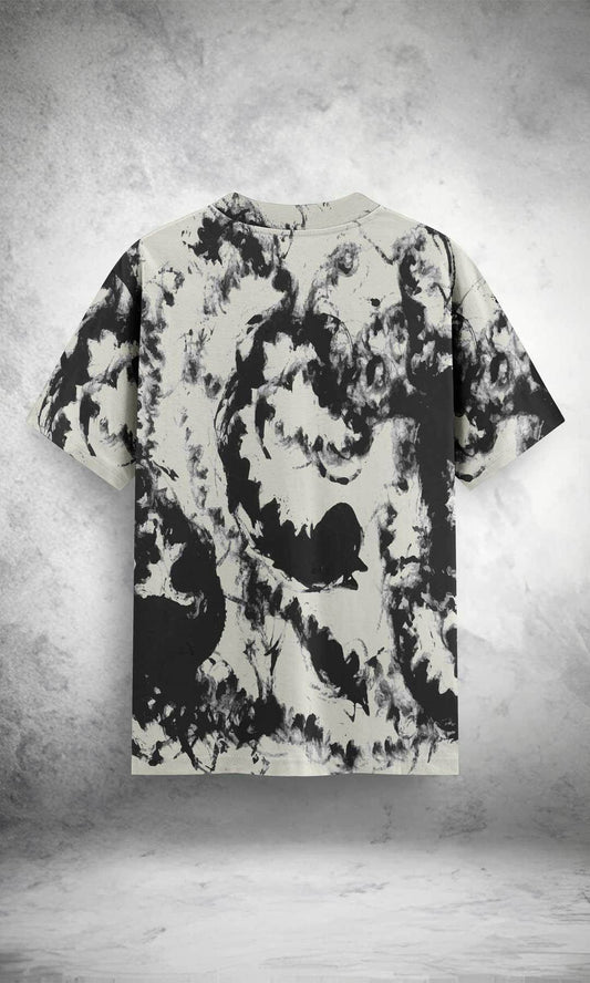 Inkstorm Abstract T-Shirt – Bold Monochrome Streetwear - Print it upsweatshirt