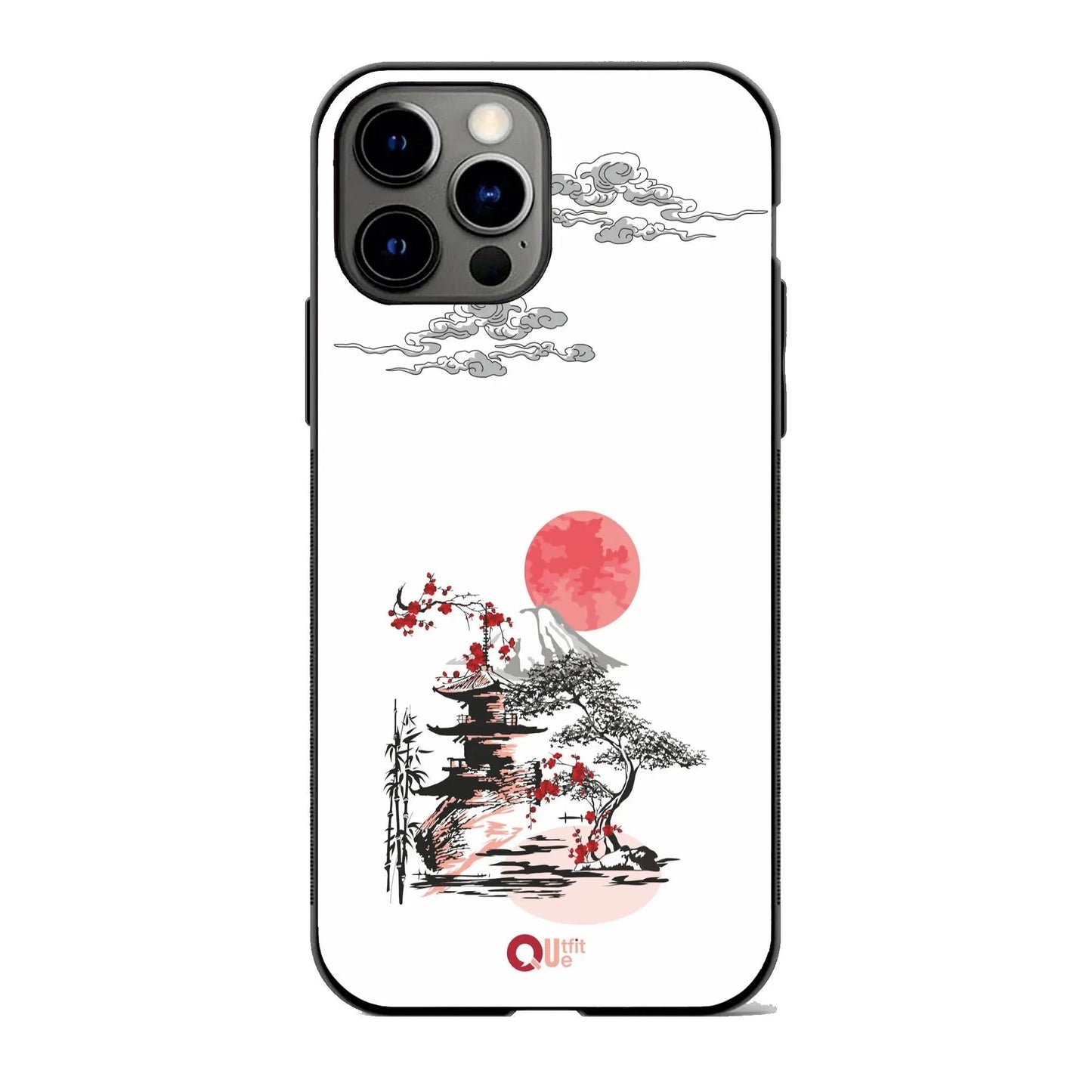 Japanese Mountain Metal TPU hybrid Protection Case - Print it upPhone case