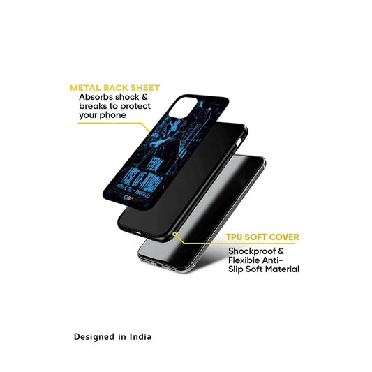 Mafia Blue Metal TPU hybrid Protection Case - Print it upPhone case