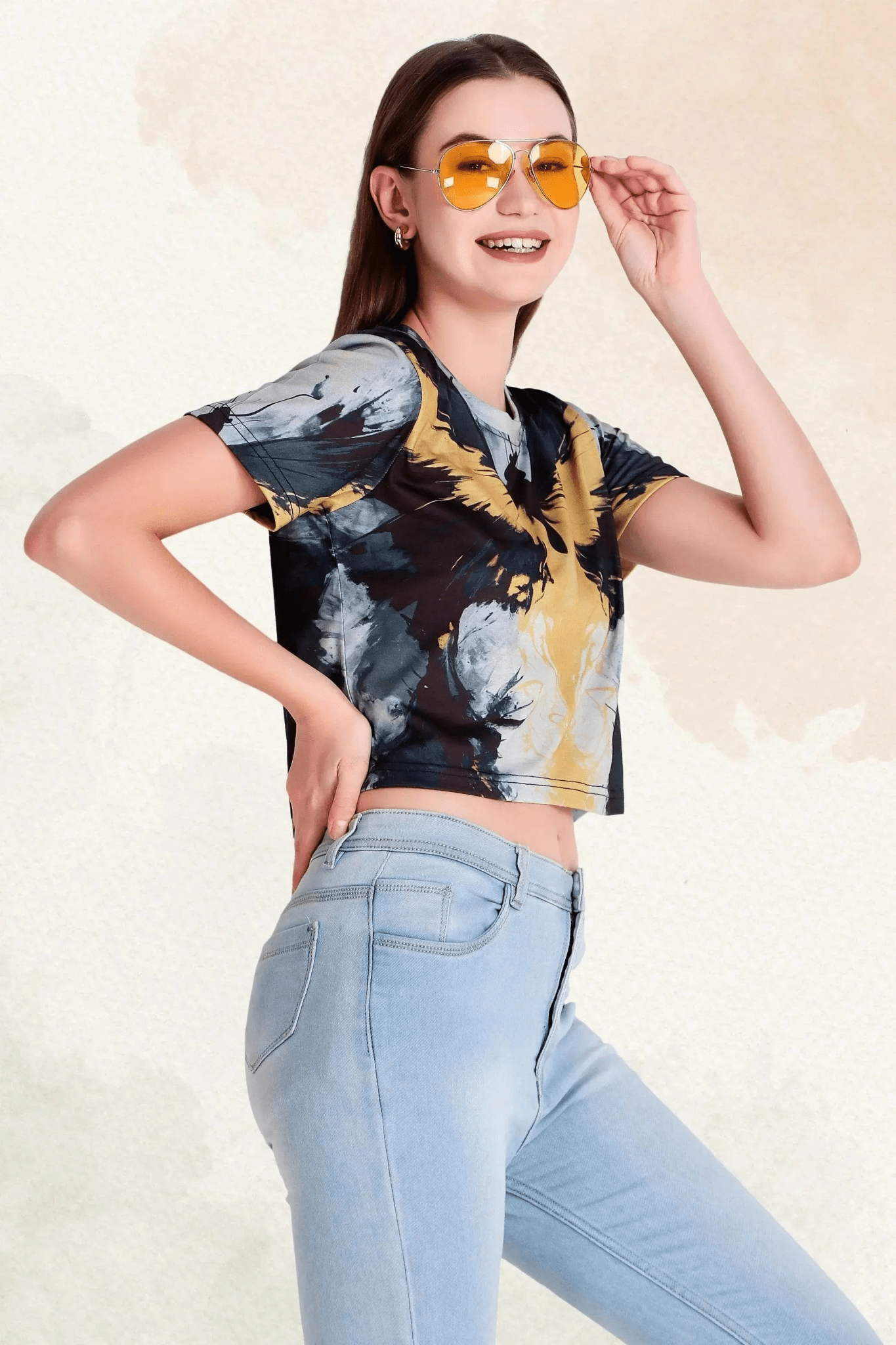 Midnight Monarch Crop Top - Print it upCROP TOP