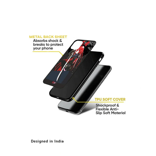 Ninja Girl Metal TPU hybrid Protection Case - Print it upPhone case