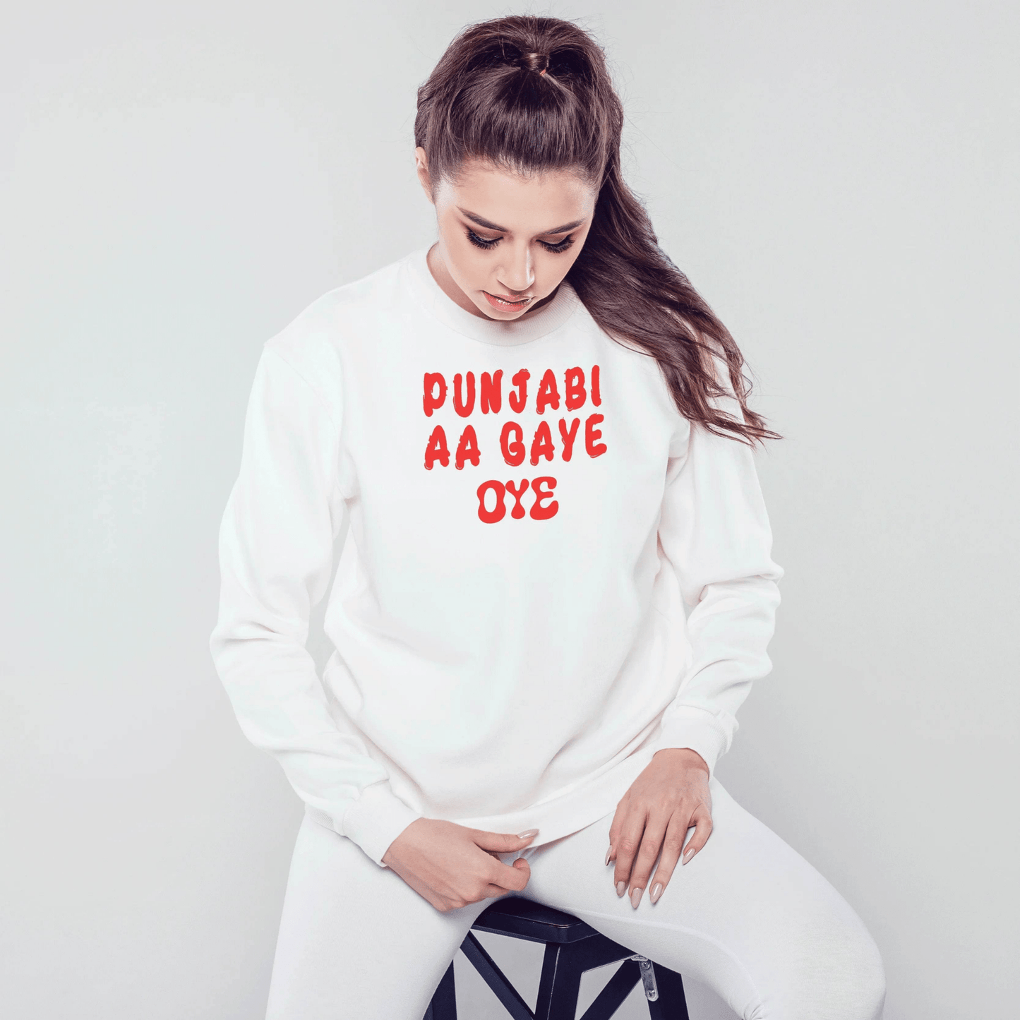 Punjabi Aa Gaye Oye Dil - Luminati Tour Sweatshirt - Print it upsweatshirt