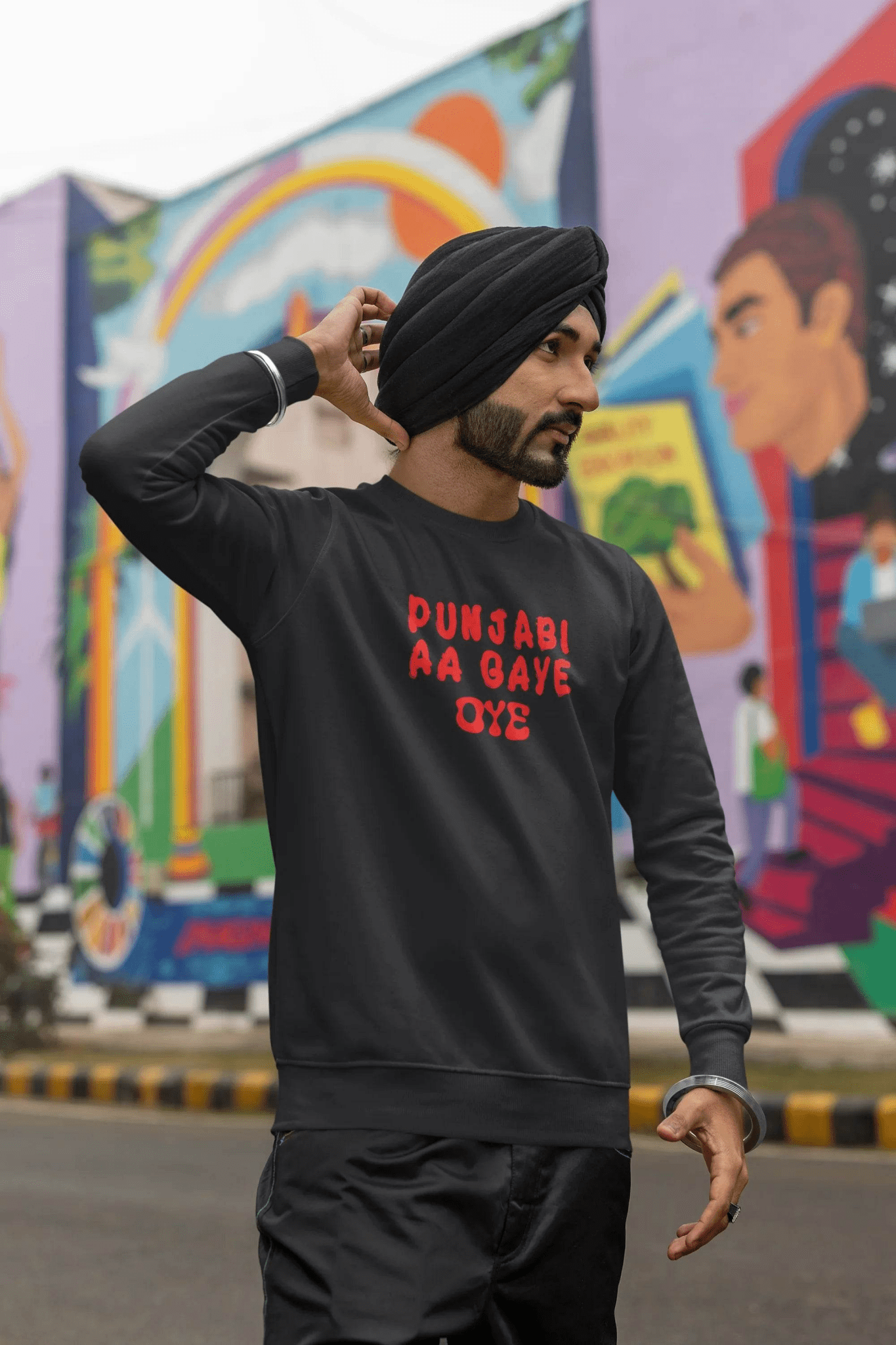 Punjabi Aa Gaye Oye Dil - Luminati Tour Sweatshirt - Print it upsweatshirt