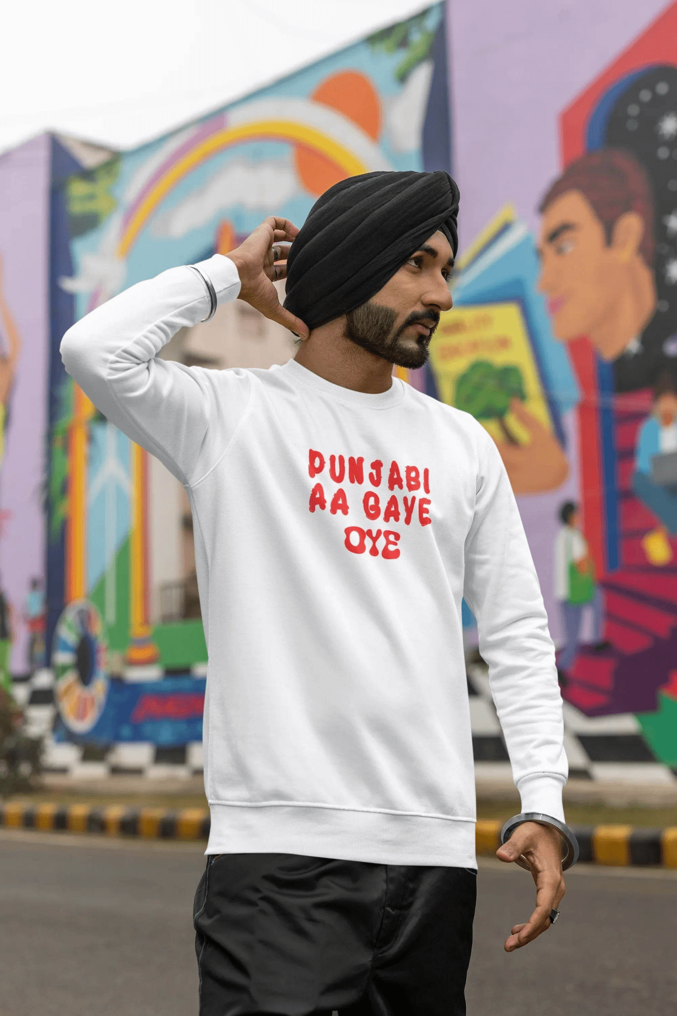Punjabi Aa Gaye Oye Dil - Luminati Tour Sweatshirt - Print it upsweatshirt