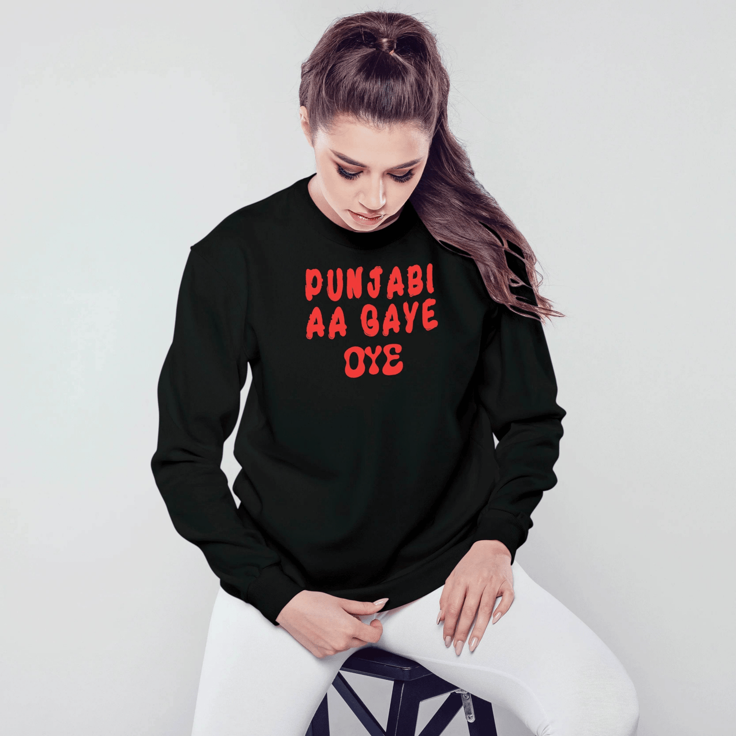 Punjabi Aa Gaye Oye Dil - Luminati Tour Sweatshirt - Print it upsweatshirt
