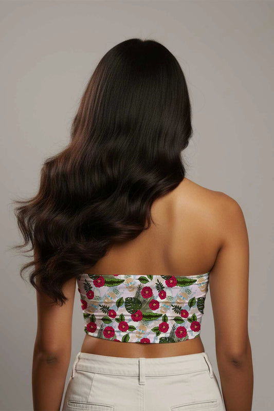 Skull Roses Tube Top Print it up