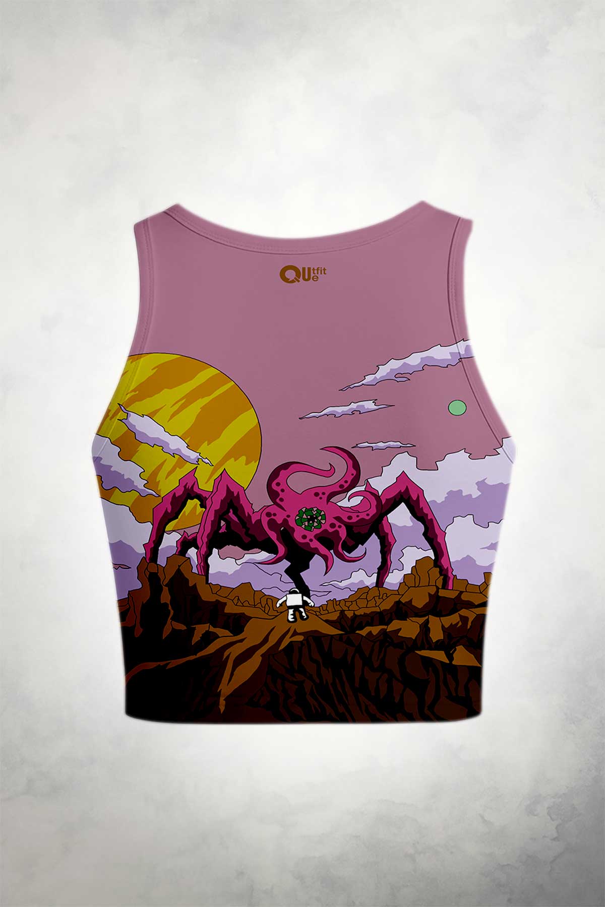 Cosmic Monster Dune Scape Crop Tank