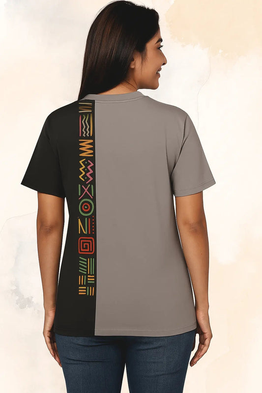 Tribal Circuit Split Tshirt - Print it upregular tshirt