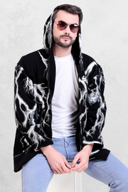 Rebellious Oversized Hoodie Jacket