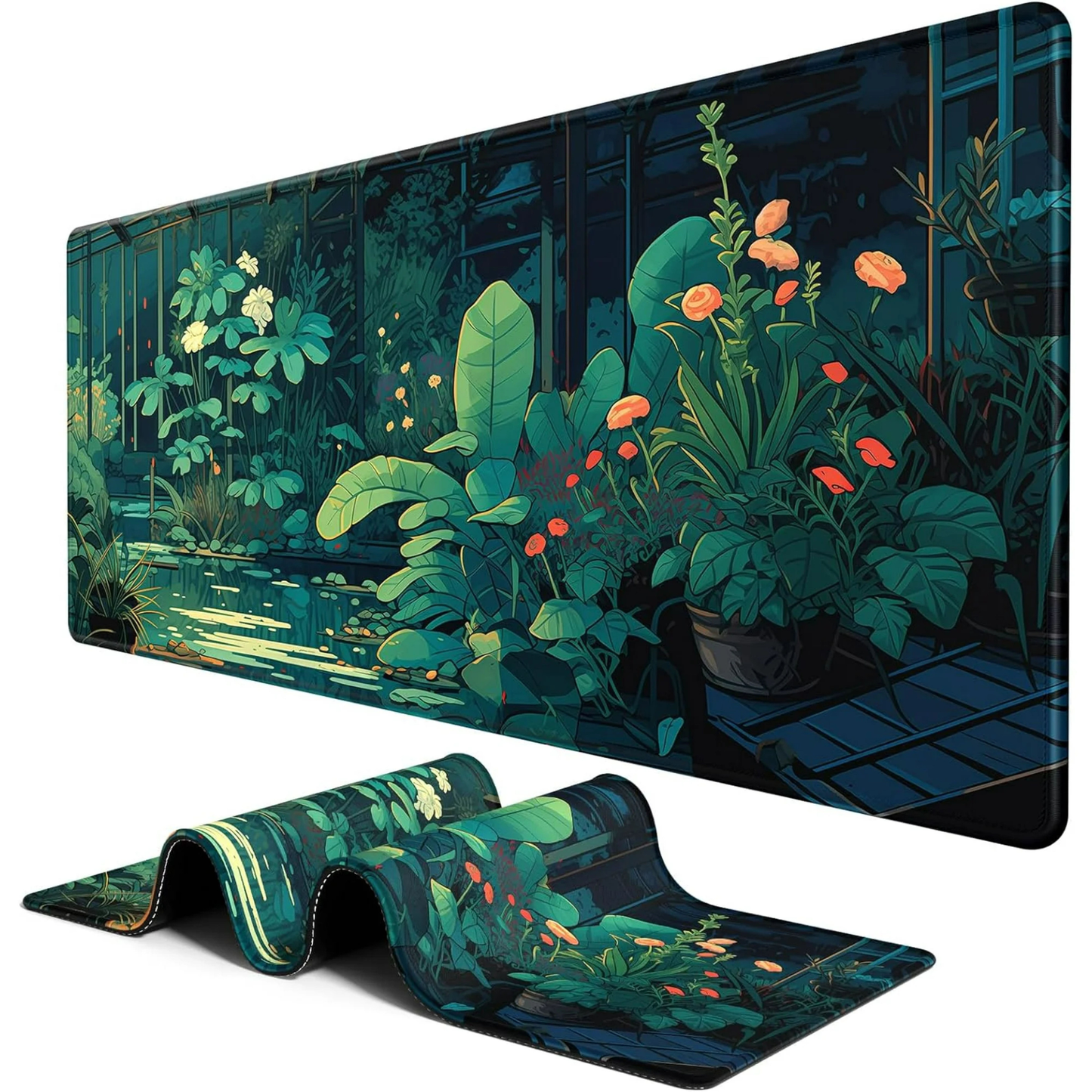 Art Lofi Flower Room Mousepad outfitque