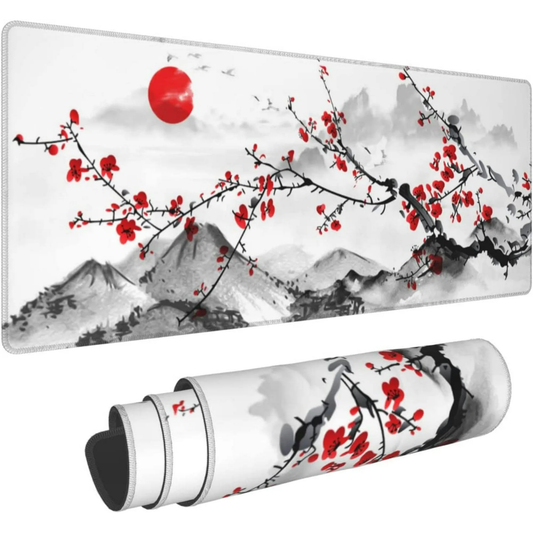 Watercolor Cherry Blossom Mousepad outfitque