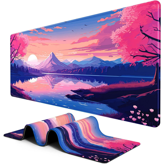 Pink Peak Reflection Mousepad outfitque