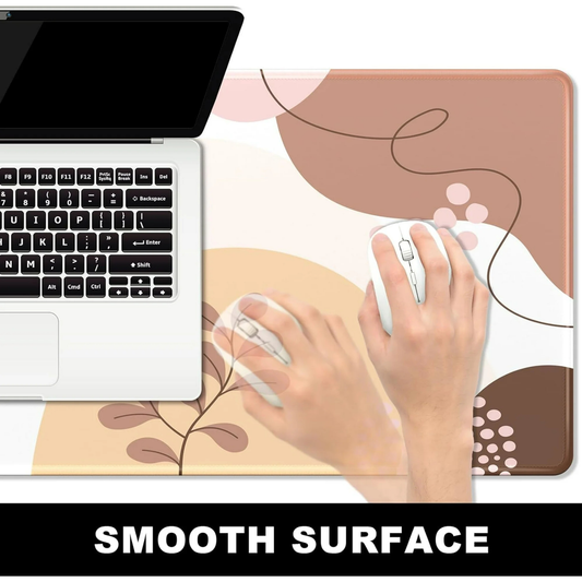 Boho Pink Abstract Flower Mousepad outfitque