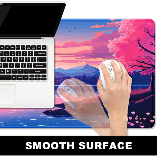 Pink Peak Reflection Mousepad outfitque