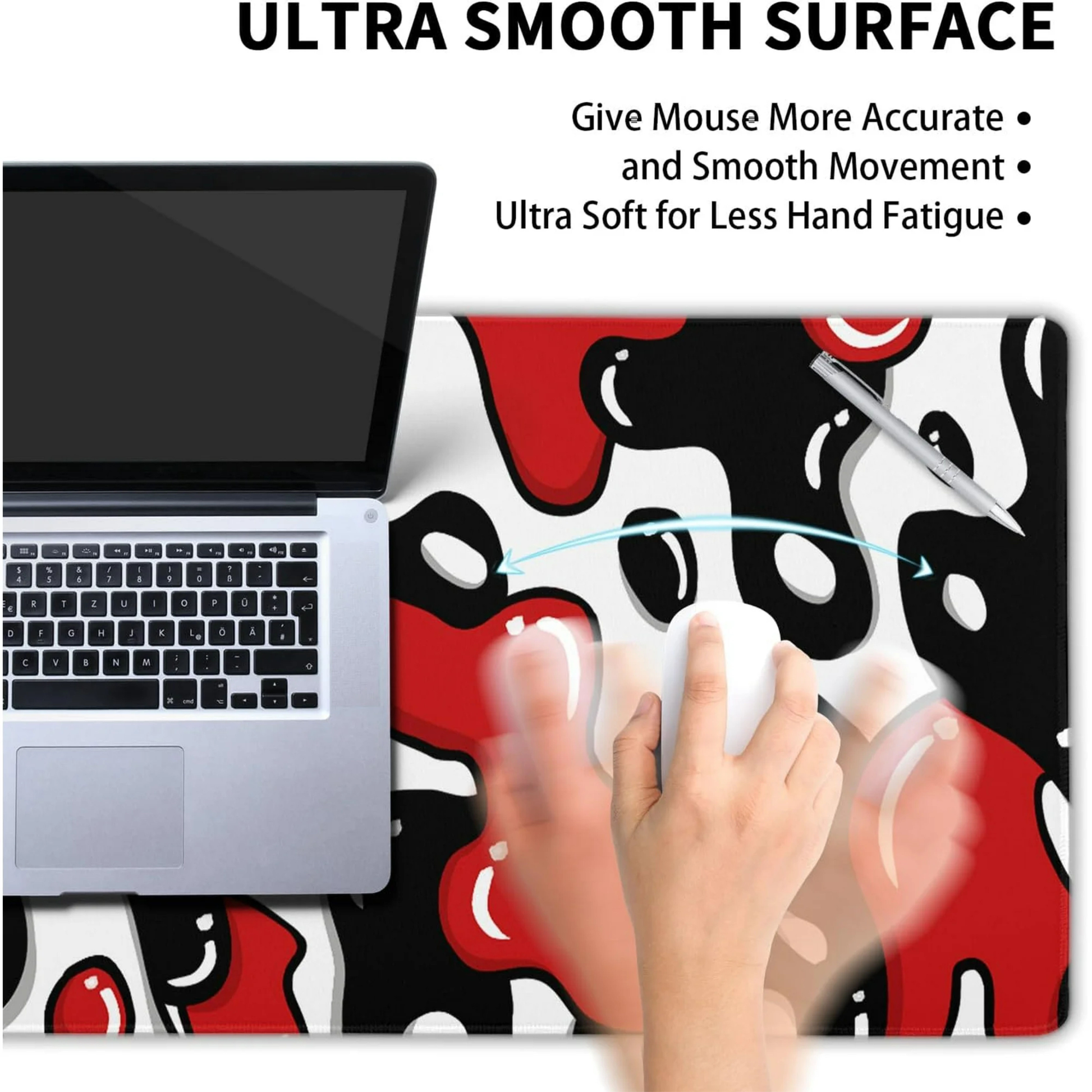 cool geomatric abstract Mousepad outfitque