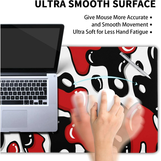 cool geomatric abstract Mousepad outfitque