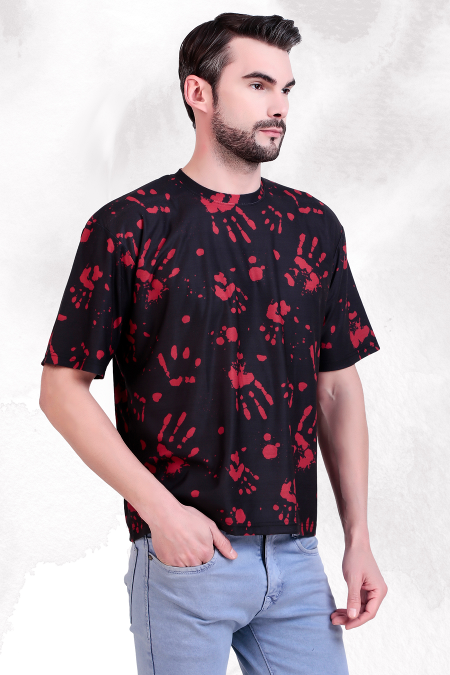 BLODDY HANDS OVERSIZED TSHIRT