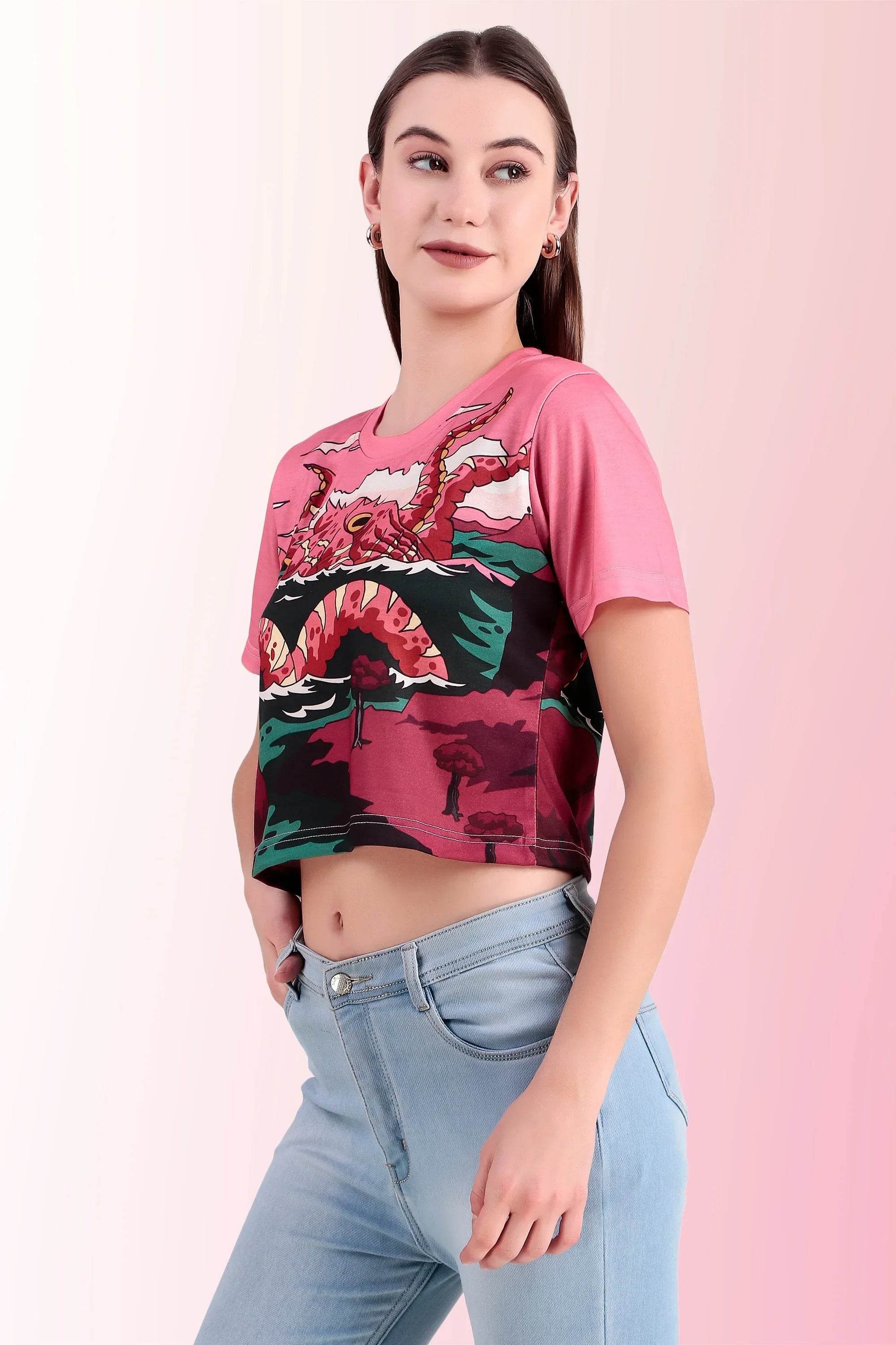OctoVibe Crop Top - Print it up