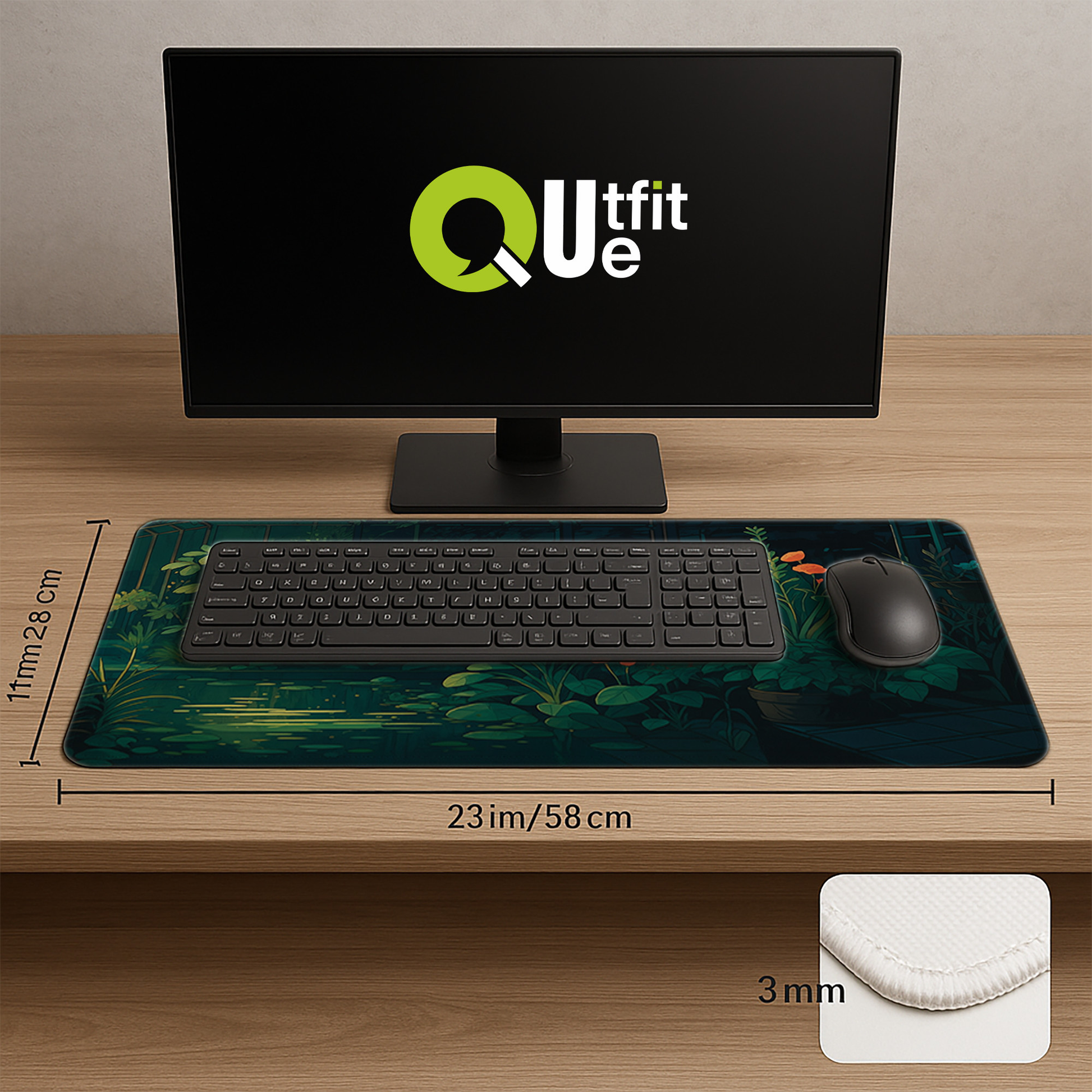 Art Lofi Flower Room Mousepad outfitque