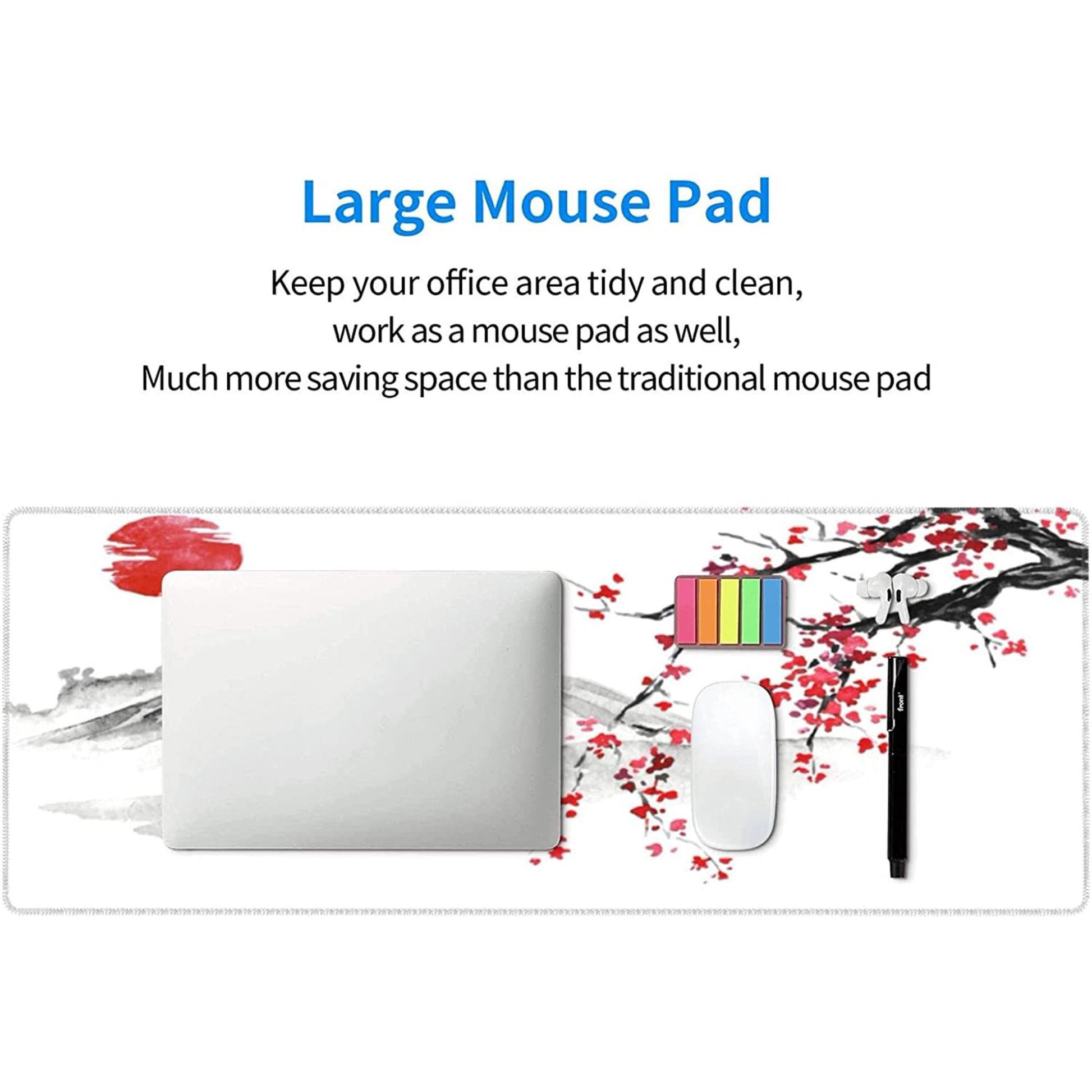 Japanese Cherry Blossom Sakura Mousepad outfitque