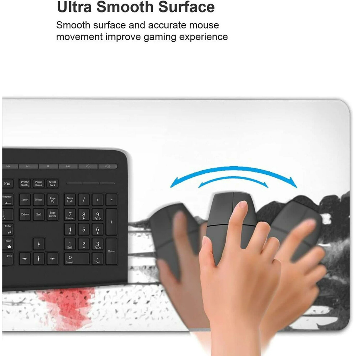 Lake with red sun Mousepad outfitque