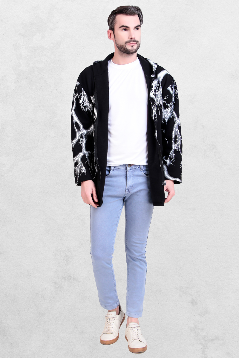 Rebellious Oversized Hoodie Jacket