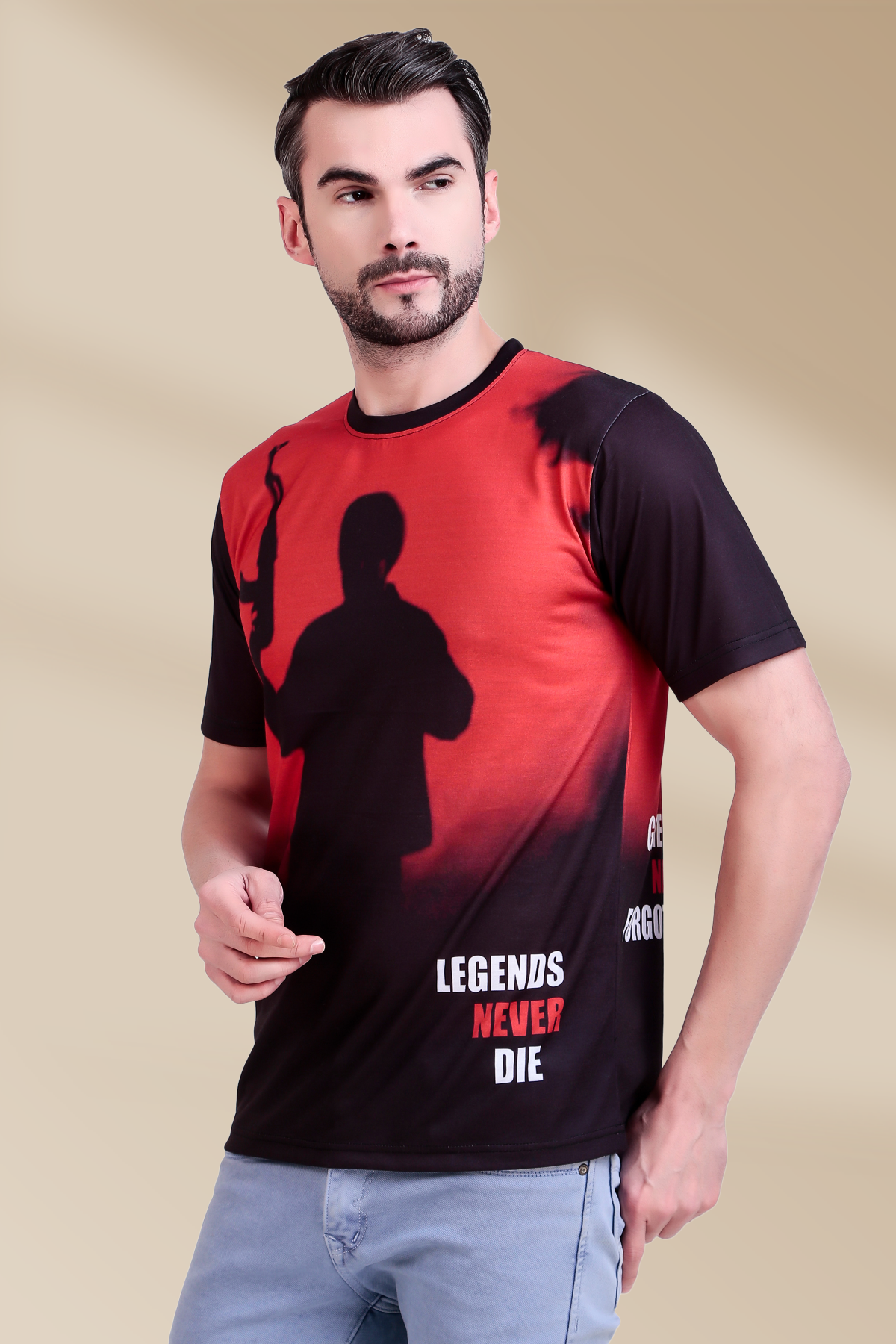 moosewala printed tshirt