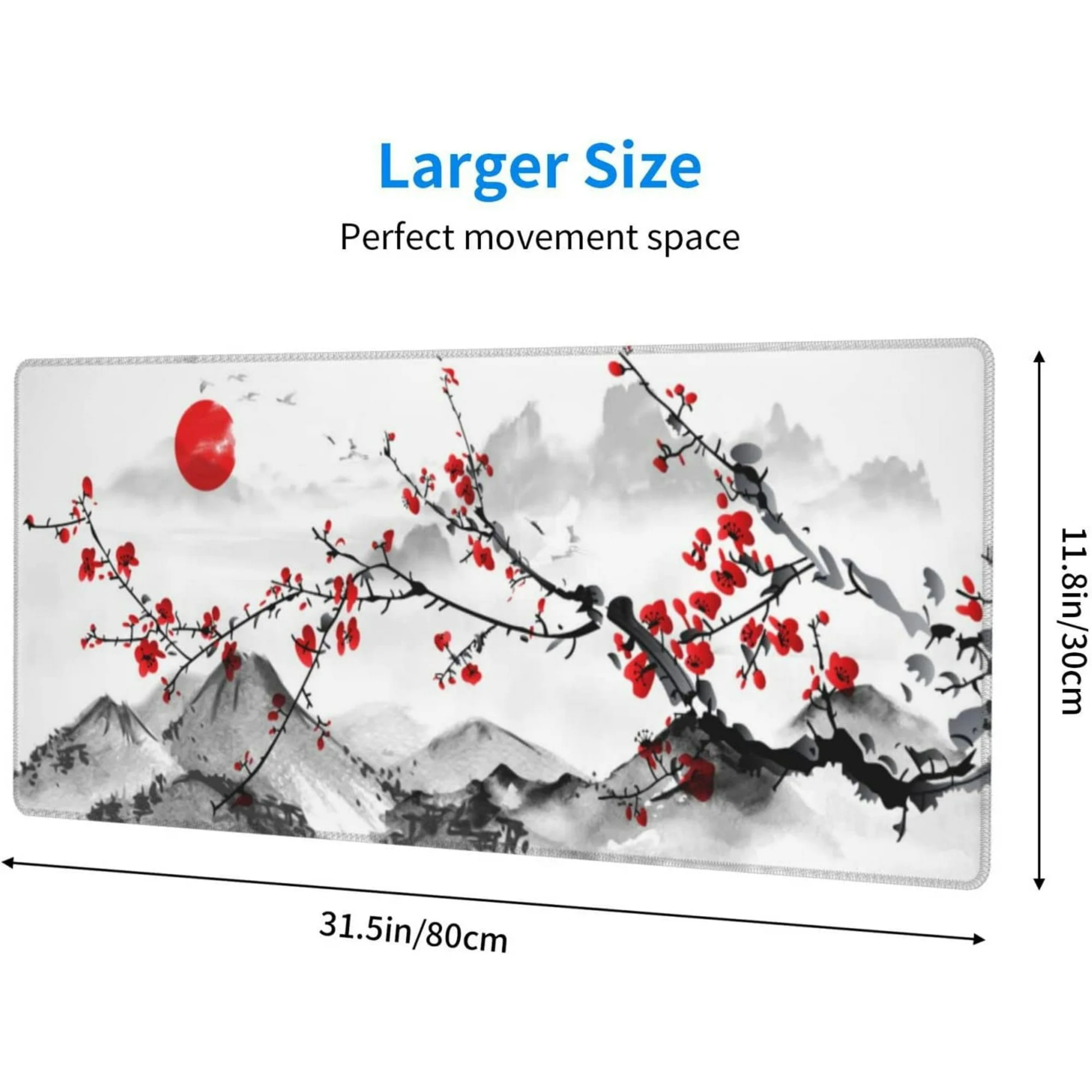 Watercolor Cherry Blossom Mousepad outfitque