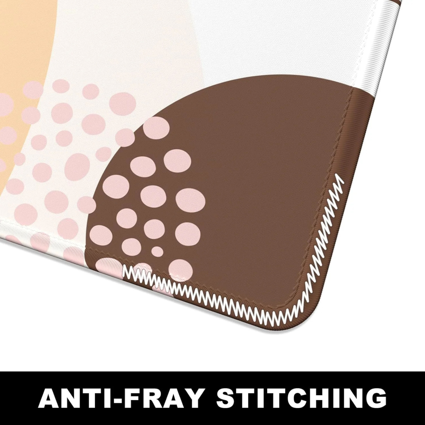 Boho Pink Abstract Flower Mousepad outfitque