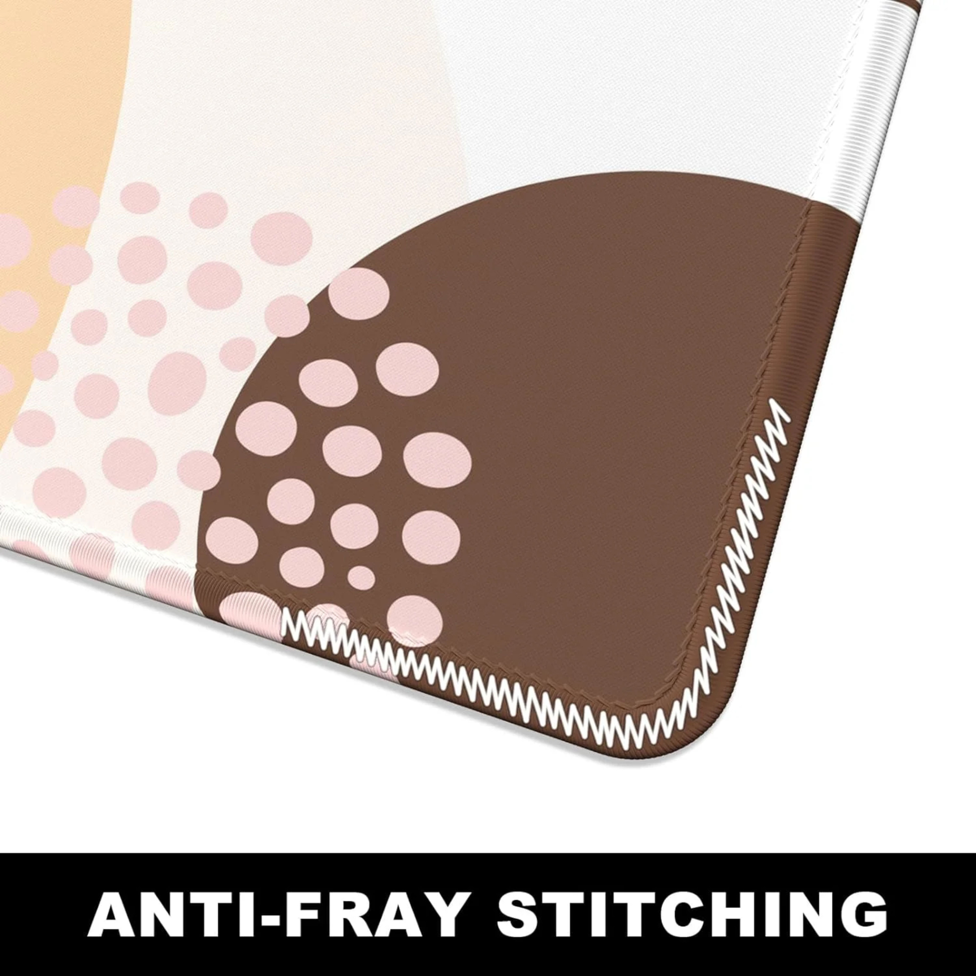 Boho Pink Abstract Flower Mousepad outfitque