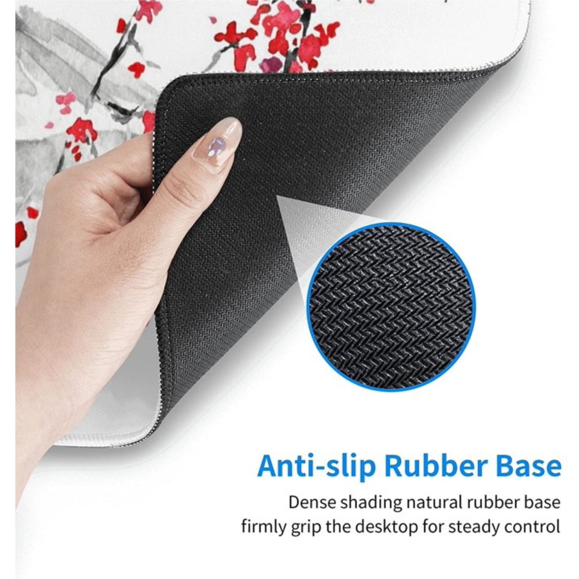 Japanese Cherry Blossom Sakura Mousepad outfitque