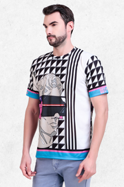 David Illustration Abstract Print Tee