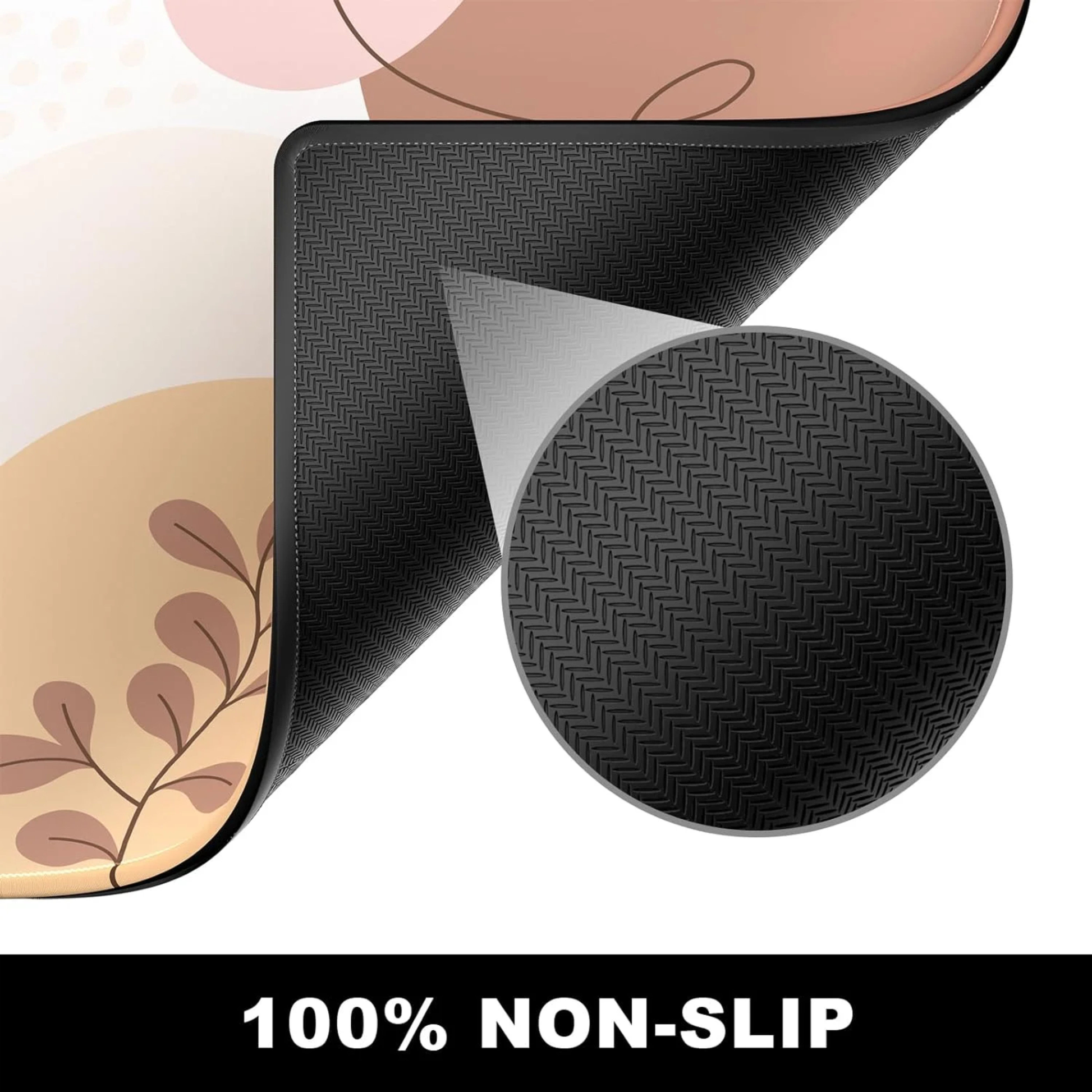 Boho Pink Abstract Flower Mousepad outfitque