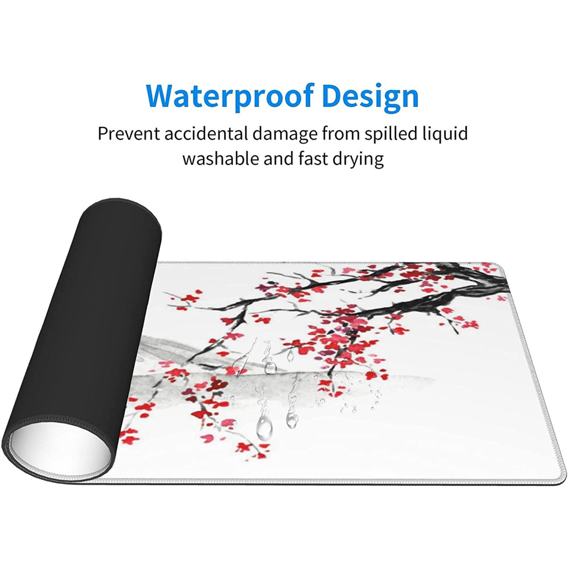 Japanese Cherry Blossom Sakura Mousepad outfitque