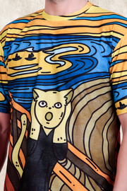 SCREAMING CAT OVERSIZED TSHIRT