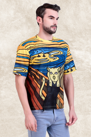 SCREAMING CAT OVERSIZED TSHIRT